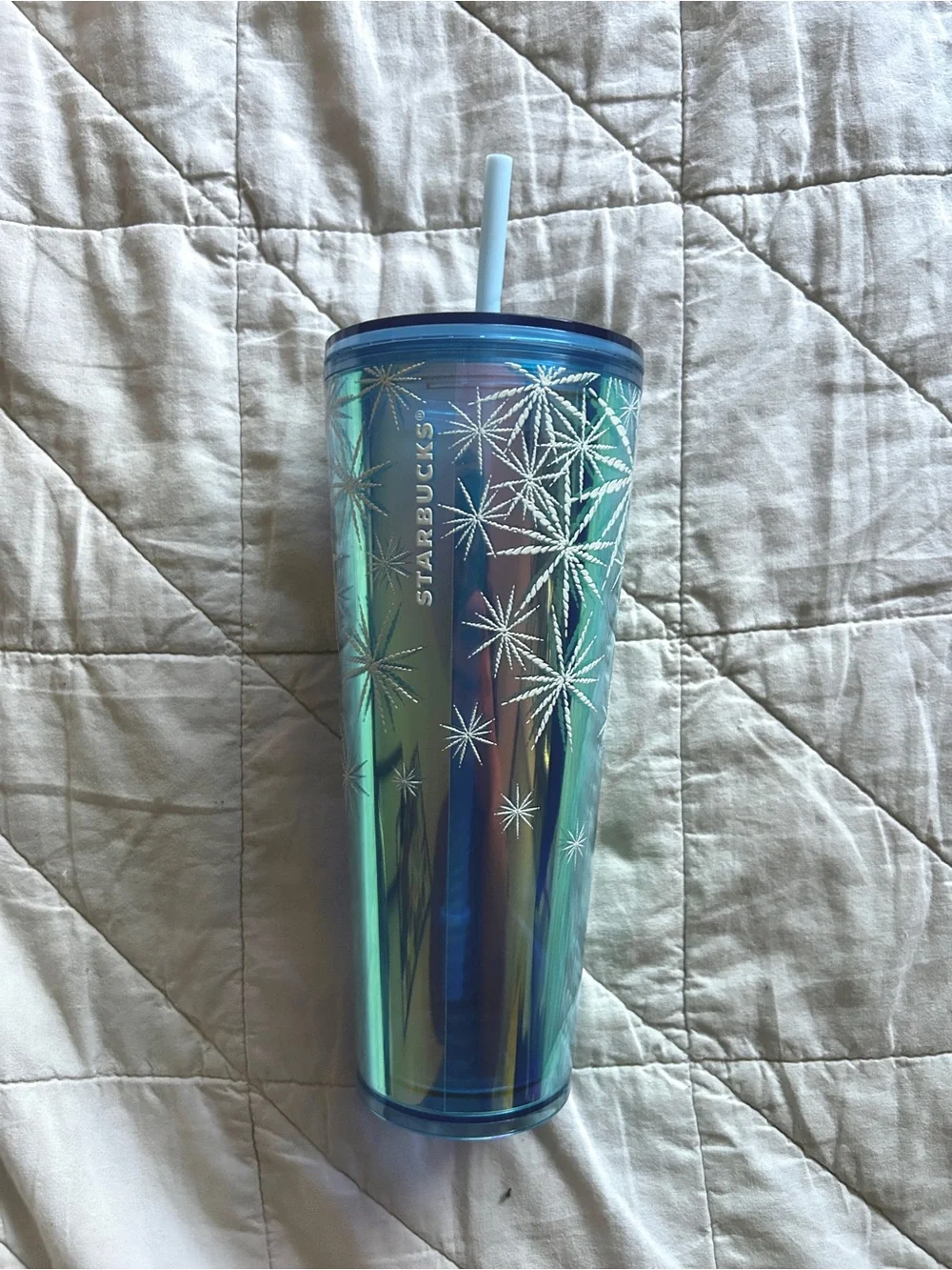 Starbucks Blue Iridescent Tumbler